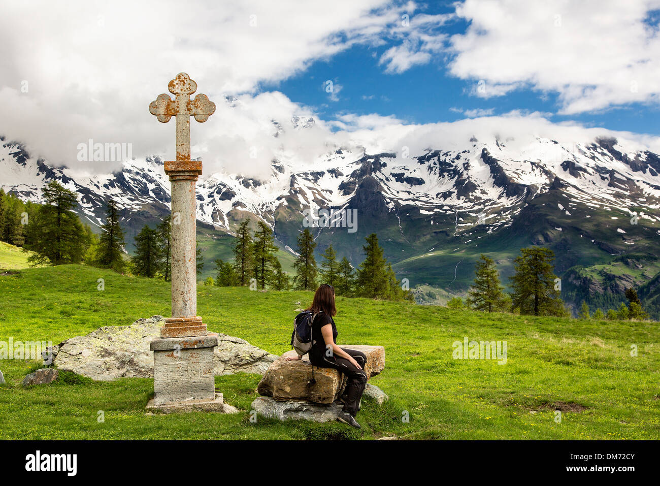 Valpelline-Tal Valle d ' Aosta, Italien Stockfoto