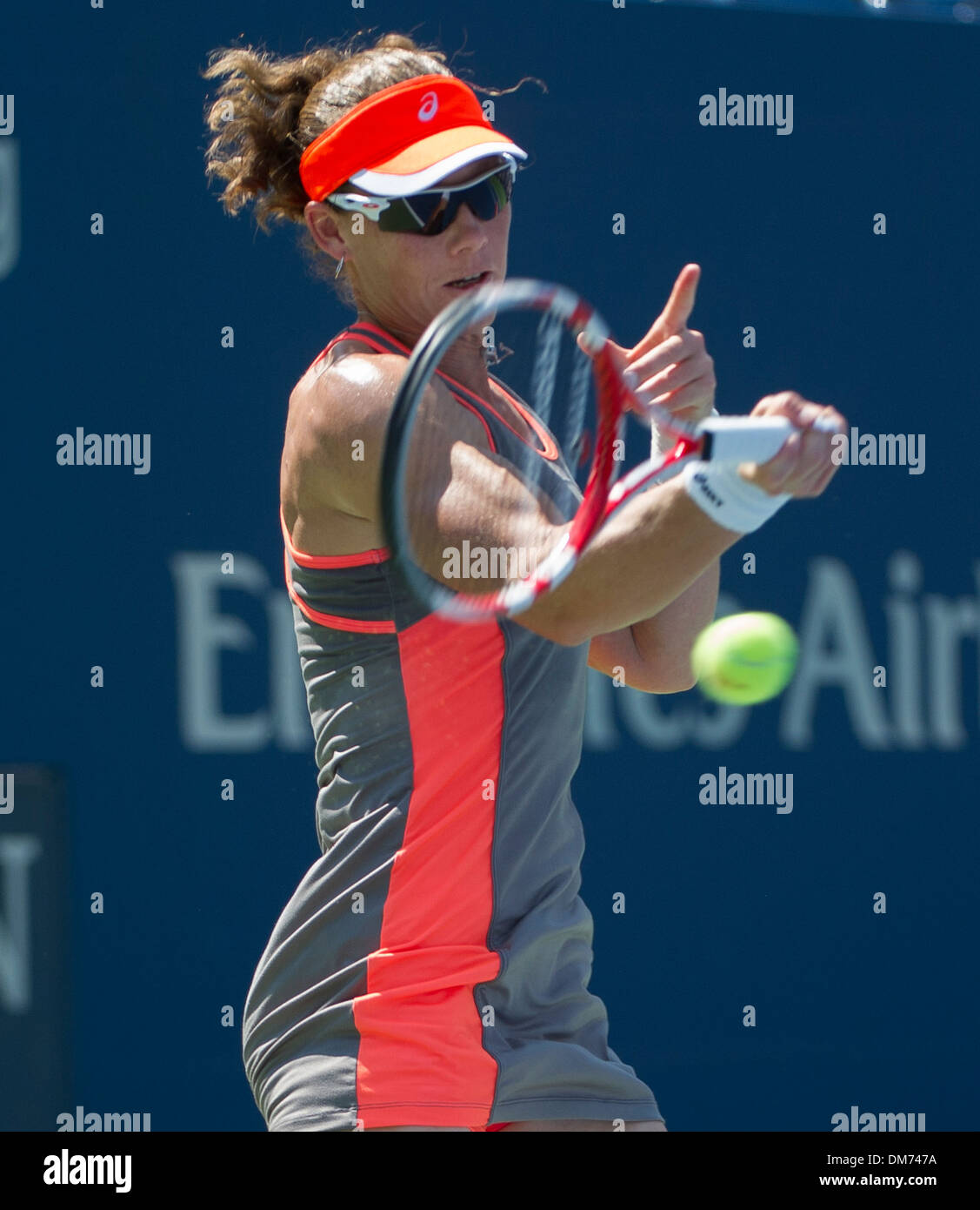 Samantha Stosur uns Open 2012 Frauen Match - Samantha Stosur V Varvara Lepchenko - USTA Billie Jean King National Tennis Center Stockfoto