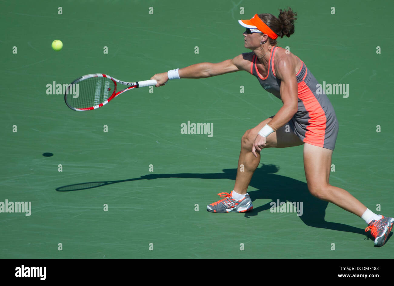 Samantha Stosur uns Open 2012 Frauen Match - Samantha Stosur V Varvara Lepchenko - USTA Billie Jean King National Tennis Center Stockfoto