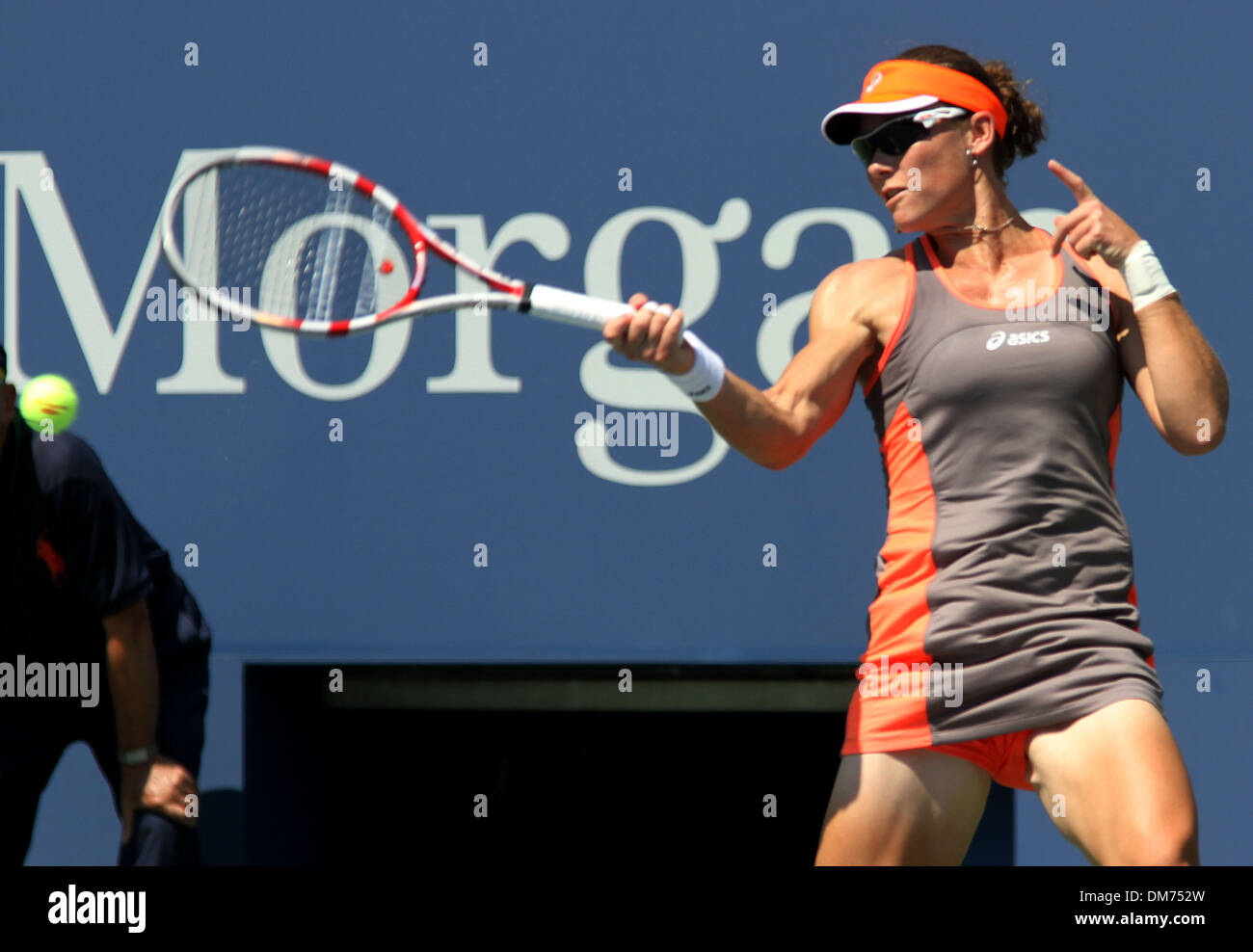 Samantha Stosur uns Open 2012 Frauen Match - Samantha Stosur V Varvara Lepchenko - USTA Billie Jean King National Tennis Center Stockfoto