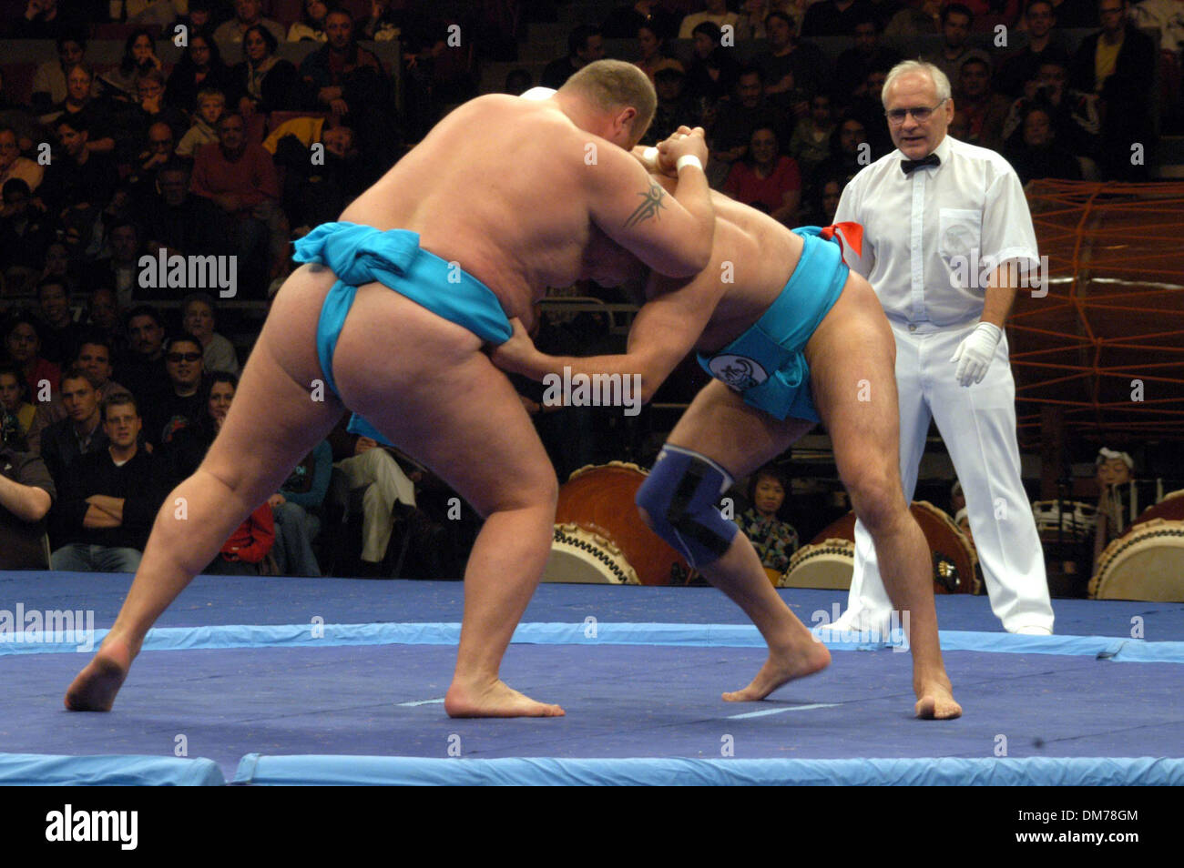 22. Oktober 2005; New York, NY, USA; Welt-Sumo Wrestling Championship im Madison Square Garden in New York City. Obligatorische Credit: Foto von Jeffrey Geller/ZUMA Press. (©) Copyright 2005 von Jeffrey Geller Stockfoto