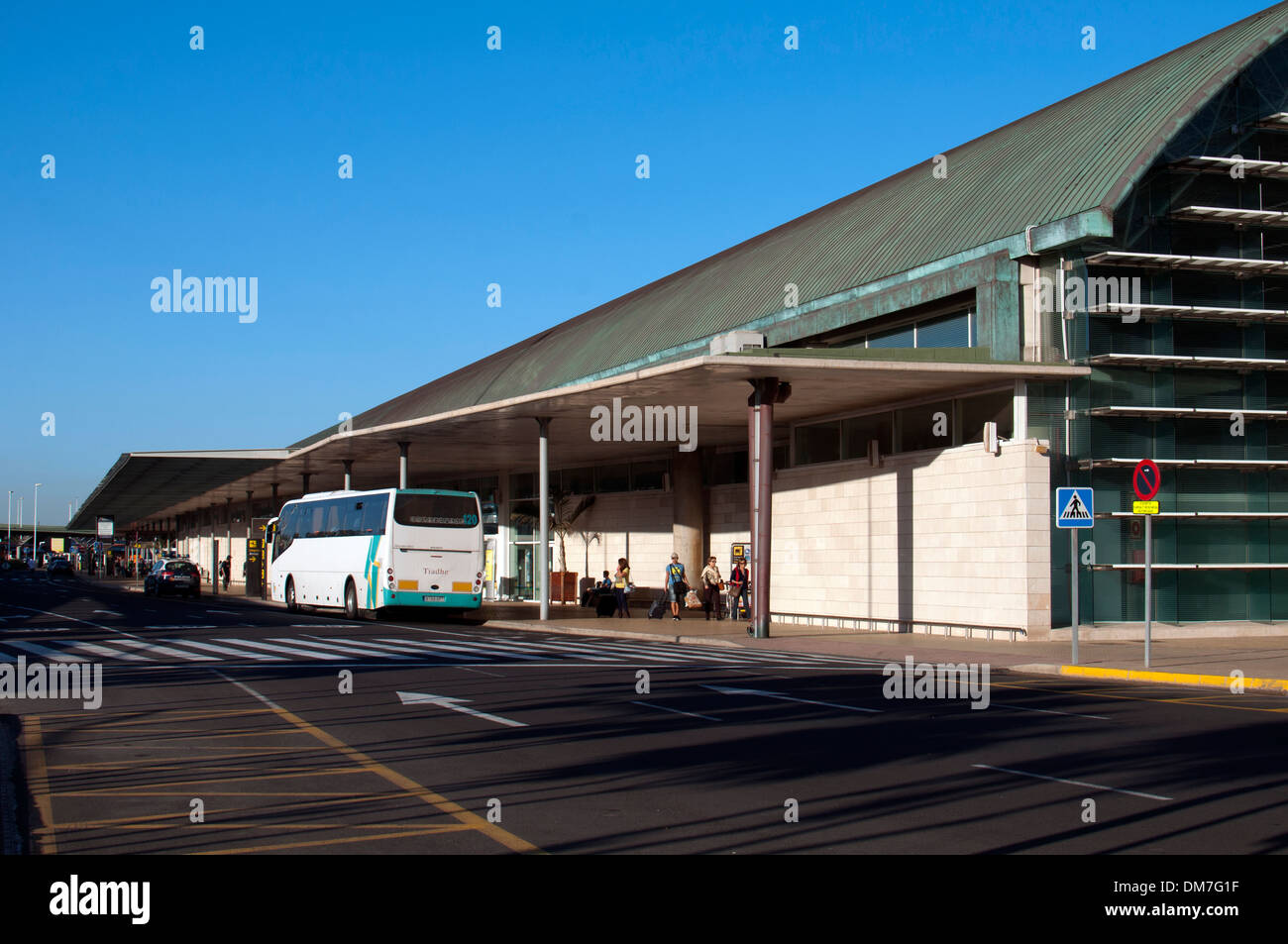 Der Flughafen von Fuerteventura, Kanarische Inseln, Spanien Stockfoto
