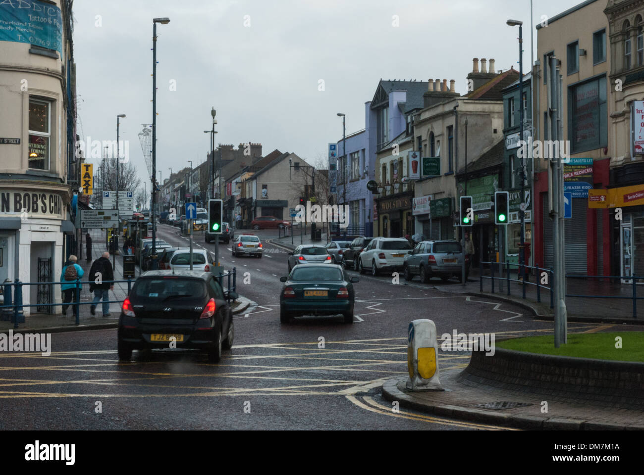 High Street, Bangor Stockfoto