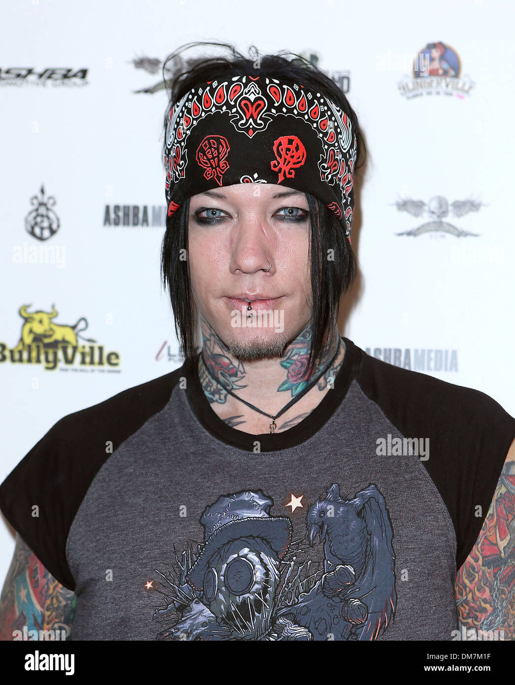 DJ Ashba am Bullyville präsentiert "Aus Deep End" Pool-Party im Hardrock Hotel and Casino Las Vegas Nevada - 01.09.12 Stockfoto