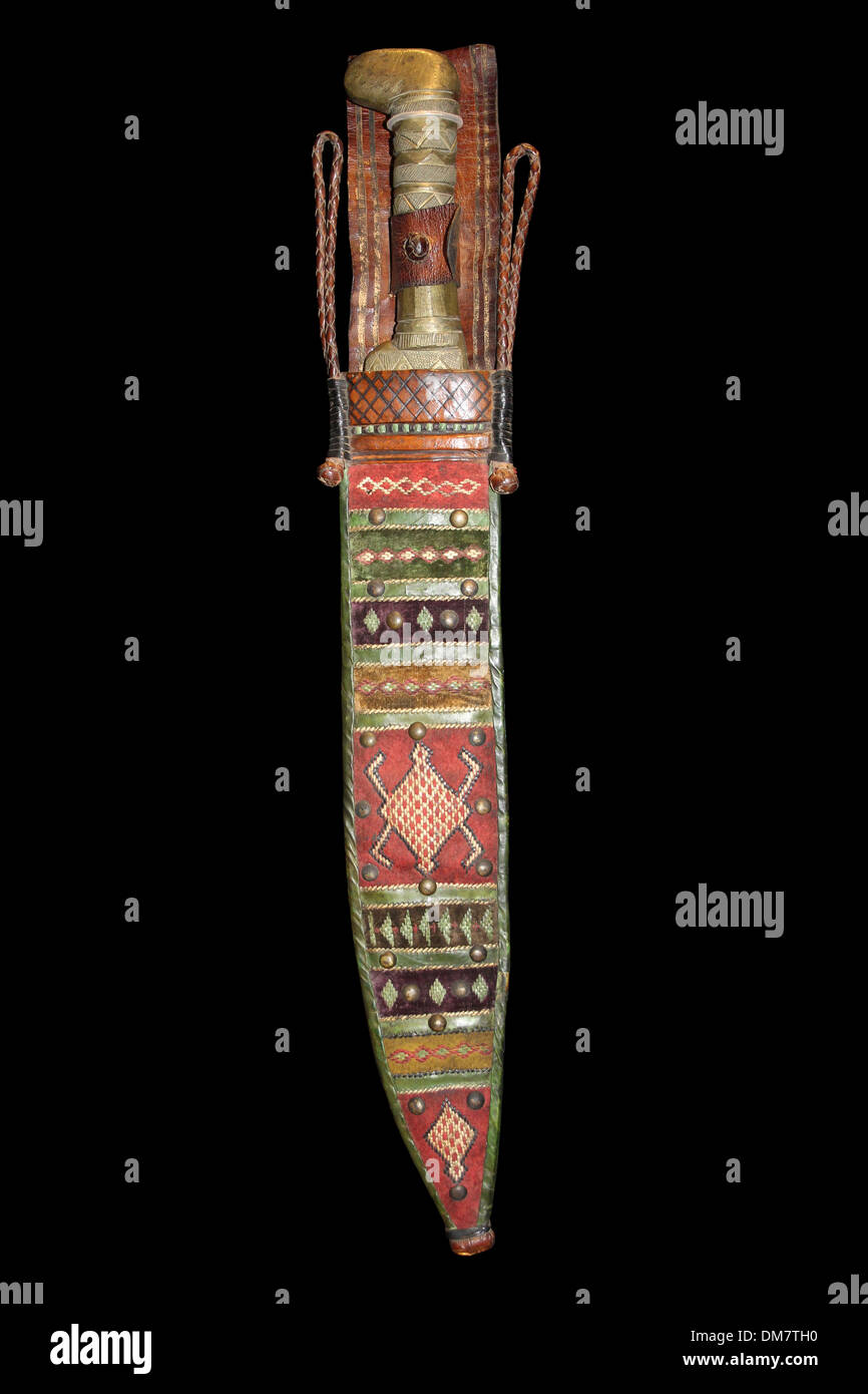 Schwert und Scheide, Yoruba, Nigeria Stockfoto
