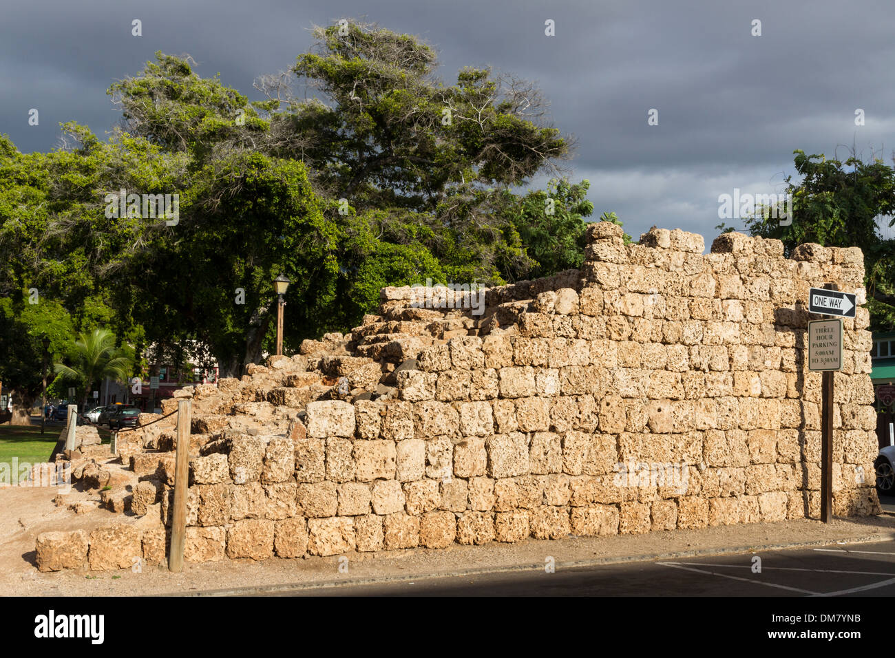 USA, Hawaii, Maui, Lahaina alte Festung Stockfoto