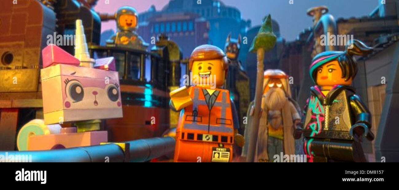 DER LEGO Film 2014 Warner Bros film Stockfoto