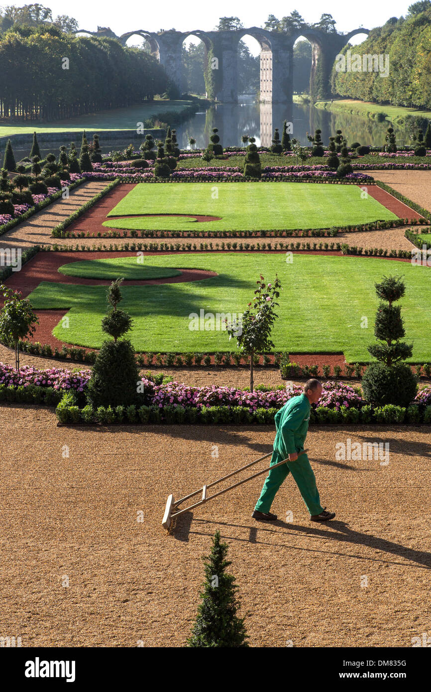 FRANZÖSISCHEN GARTEN GESCHAFFEN, ENTWÜRFE VON ANDRE LE NOTRE, GÄRTNER