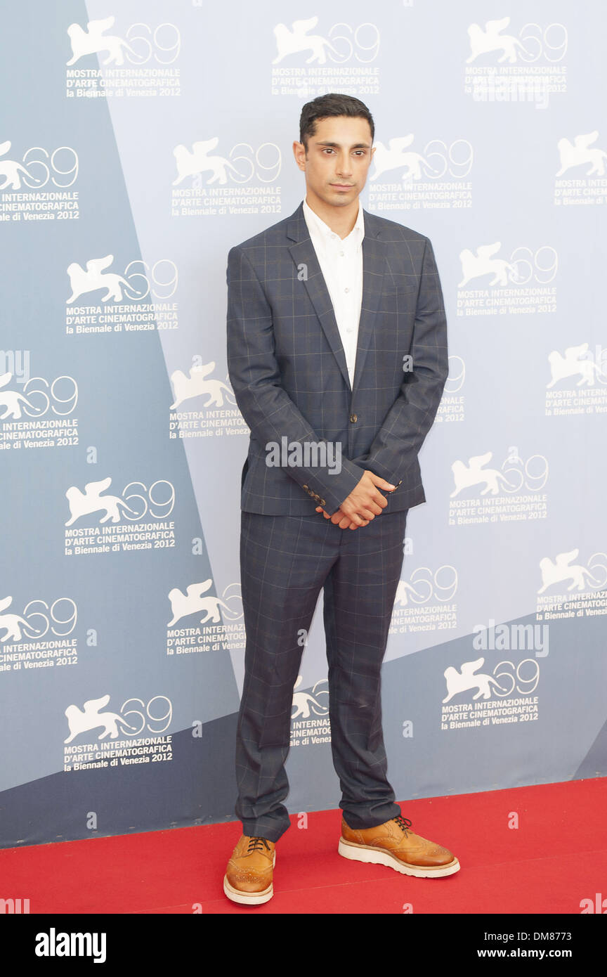 Riz Ahmed 69. Filmfestspiele von Venedig - Reclutant fundamentalistisch - Photocall Venedig Italien - 29.08.12 Veröffentlichung Stockfoto