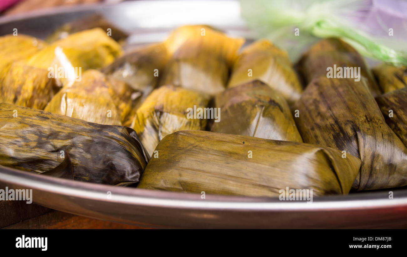 Typische lokale Gerichte Kep Kambodscha in Südostasien Stockfoto