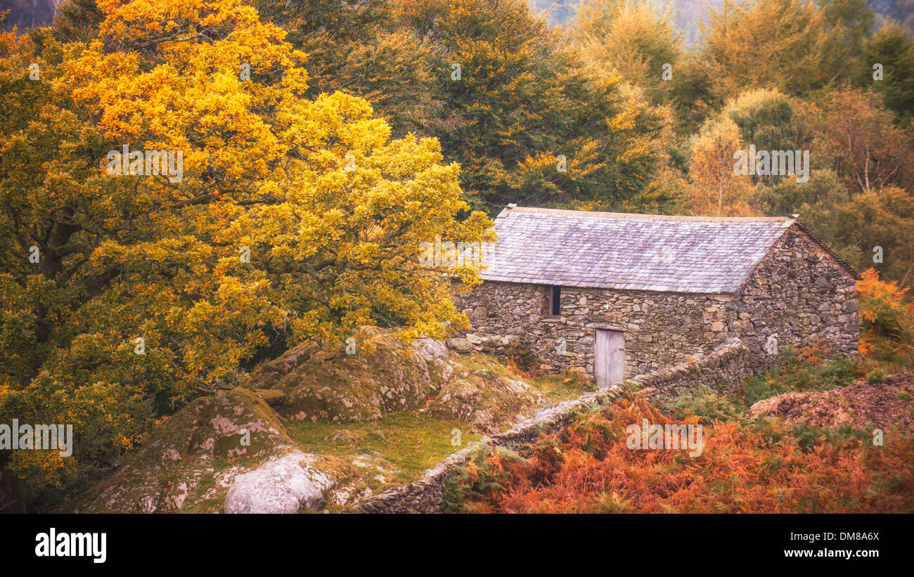 Offshore-Scheune Stockfoto