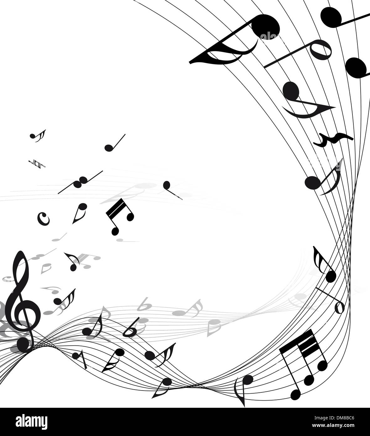 Noten-Personal Stock Vektor