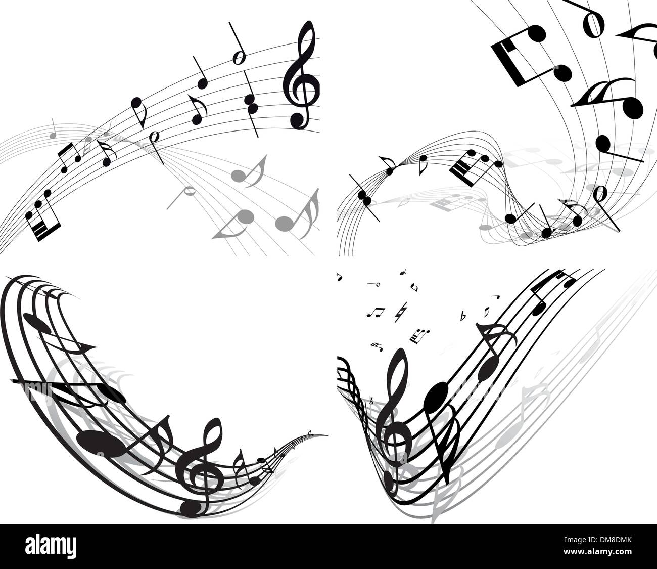 Noten-Personal Stock Vektor