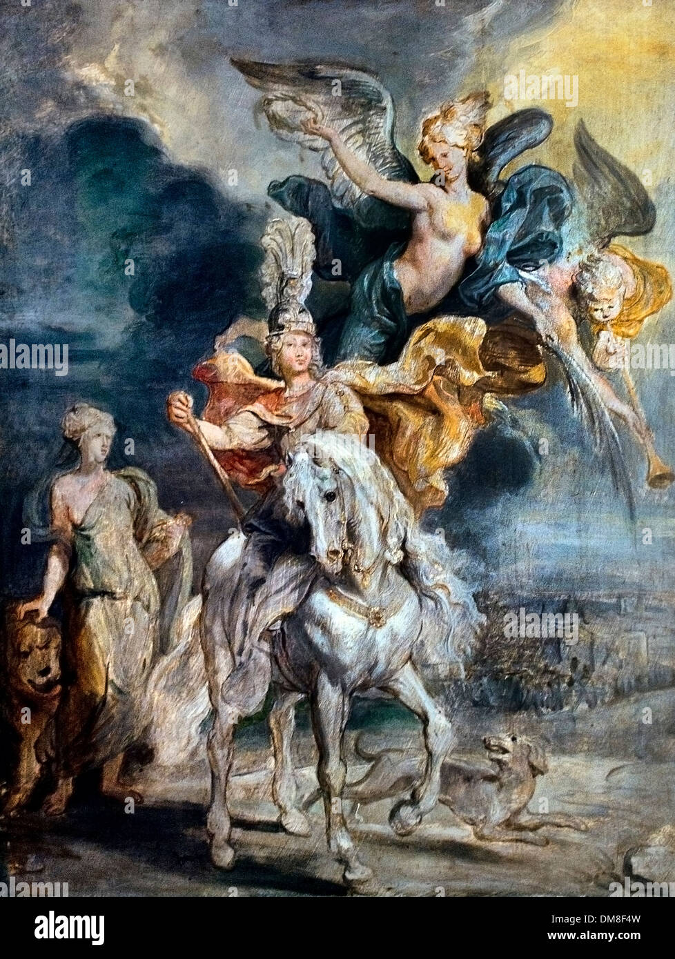Der Triumph über Jülich Öl Skizze für die MEDICI Zyklus 1621 Rubens (1577-1640) flämischen Belgien Belgien Stockfoto