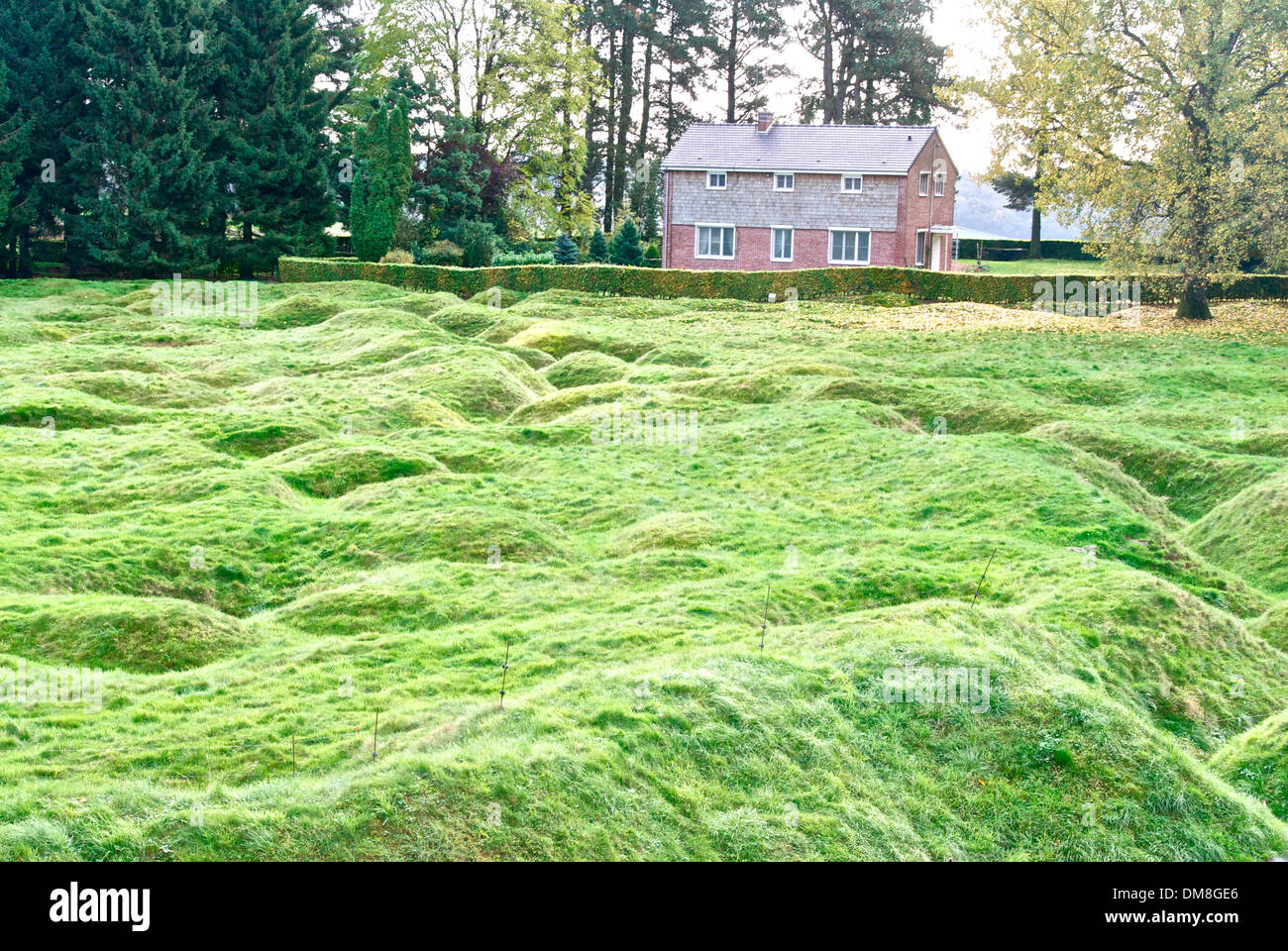 Beaumont-Hamel Neufundland Memorial Gräben Stockfoto