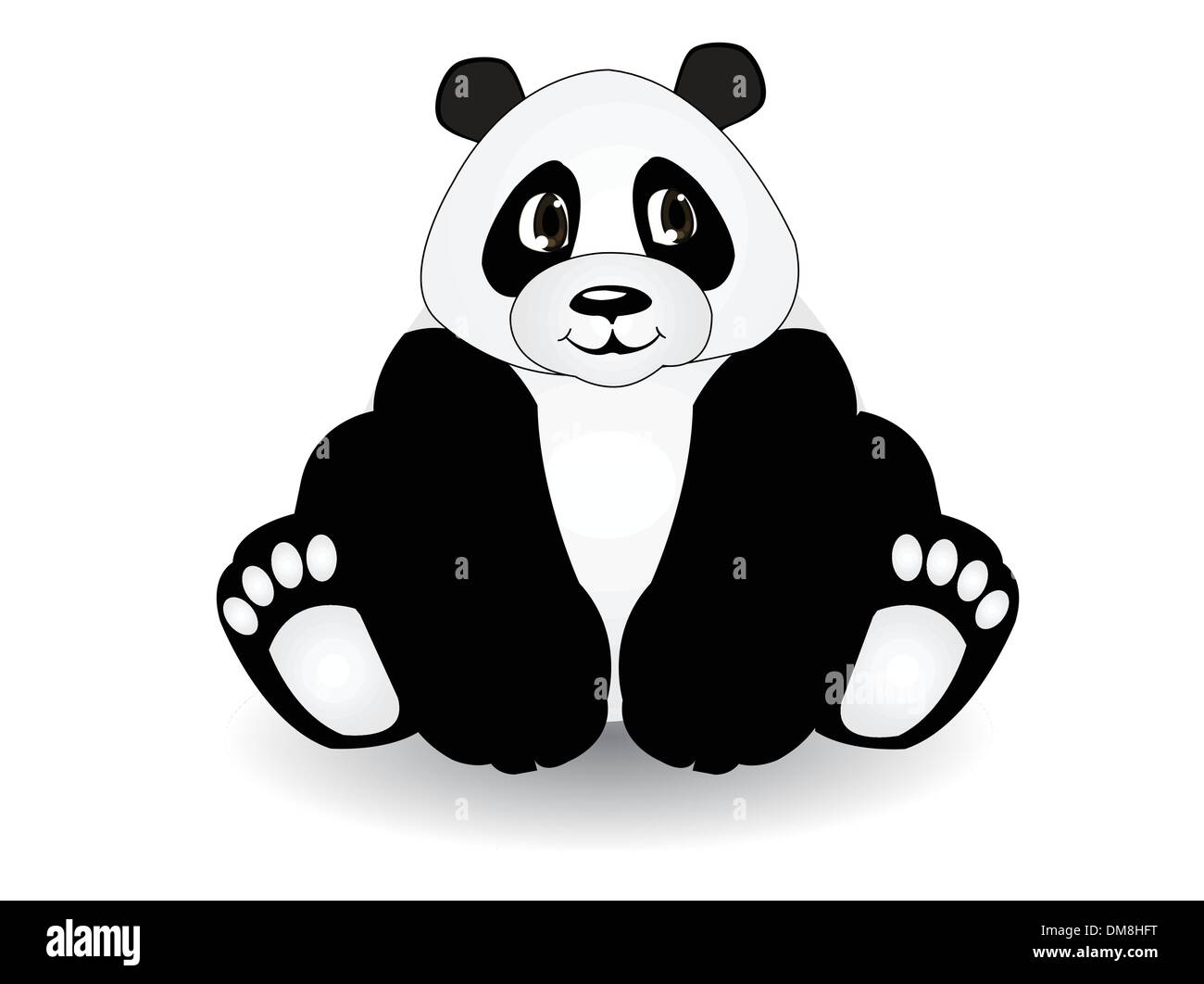 Niedlichen panda Stock Vektor