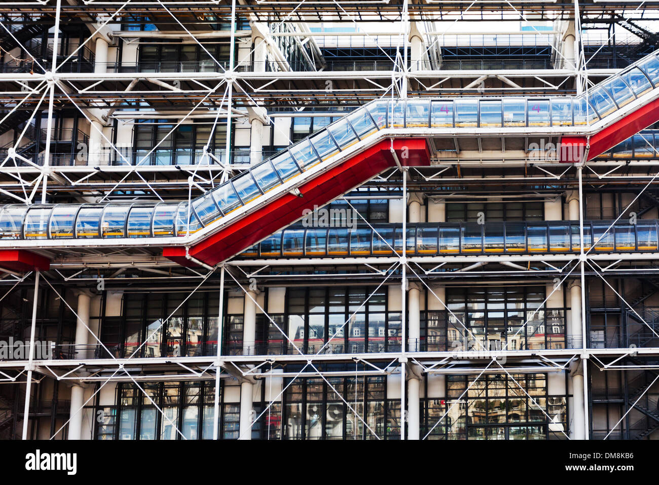 Mitte Georges Pompidou in Paris Stockfoto