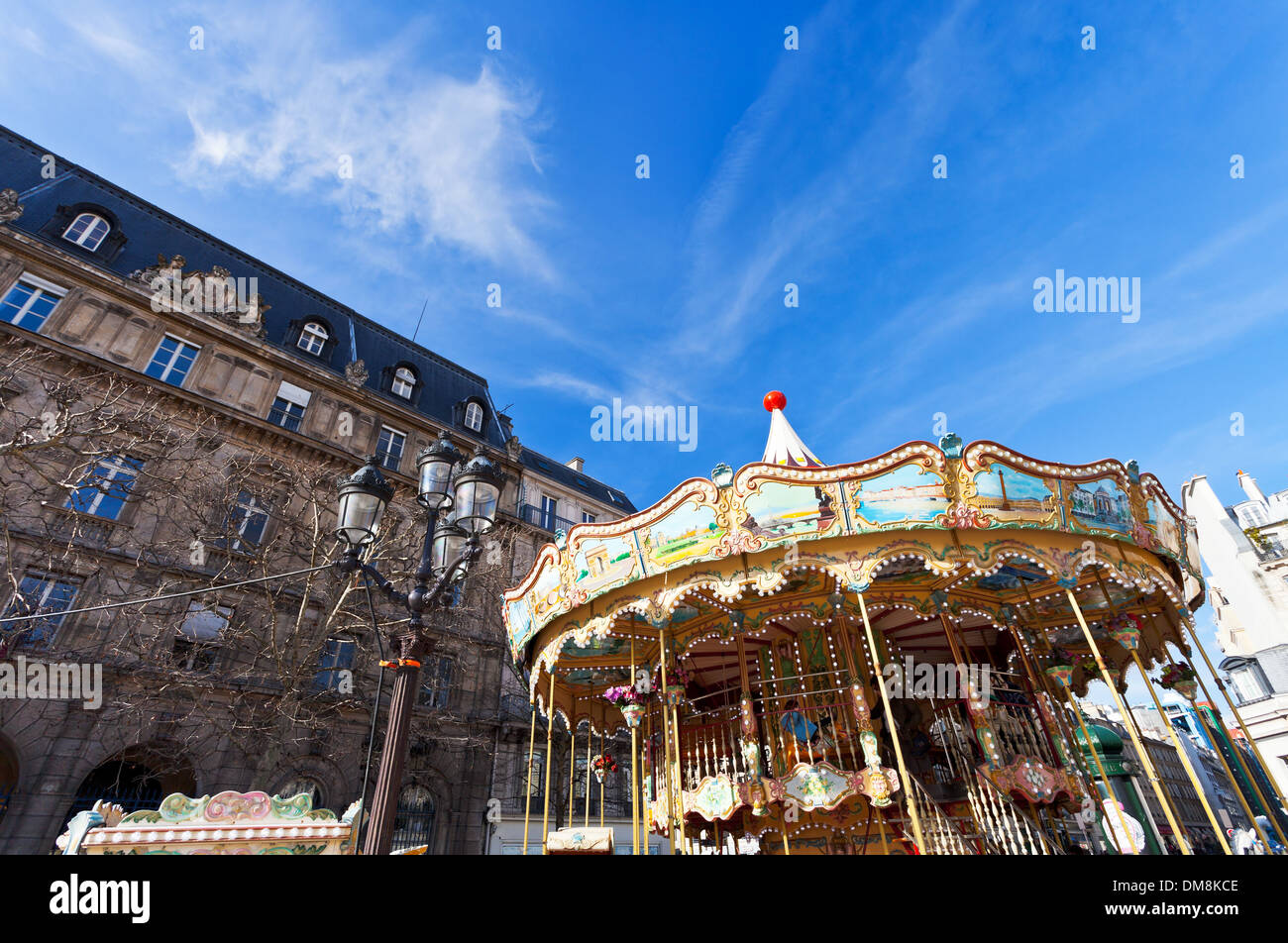 Karussell Karussell in Paris Stockfoto