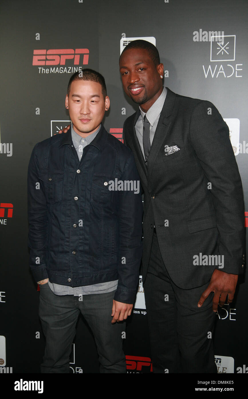 Richard Chai und Dwyane Wade Dwyane Wade Buch starten Feier mit ESPN Magazine bei Jazz at Lincoln Center Stockfoto