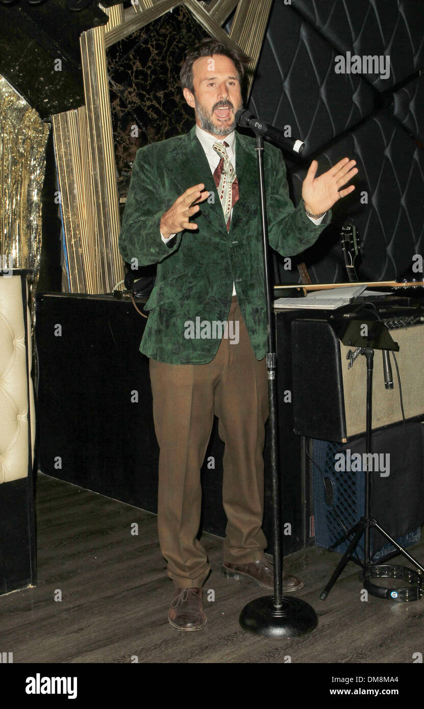 David Arquette "David Arquette präsentiert Bootsy Balg Dinner-Theater-Spektakel." statt Bootsy Bellows West Hollywood Stockfoto