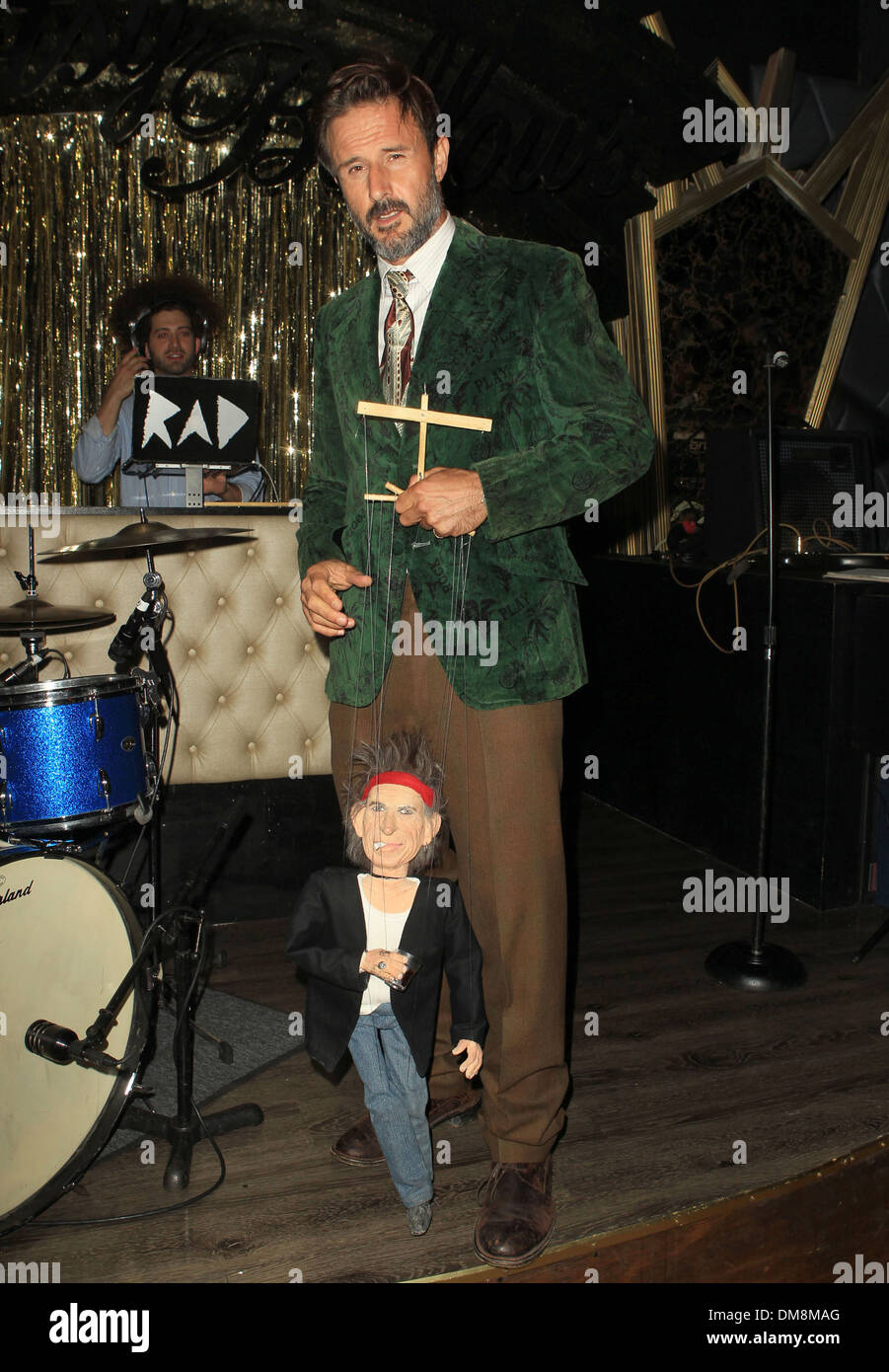 David Arquette "David Arquette präsentiert Bootsy Balg Dinner-Theater-Spektakel." statt Bootsy Bellows West Hollywood Stockfoto