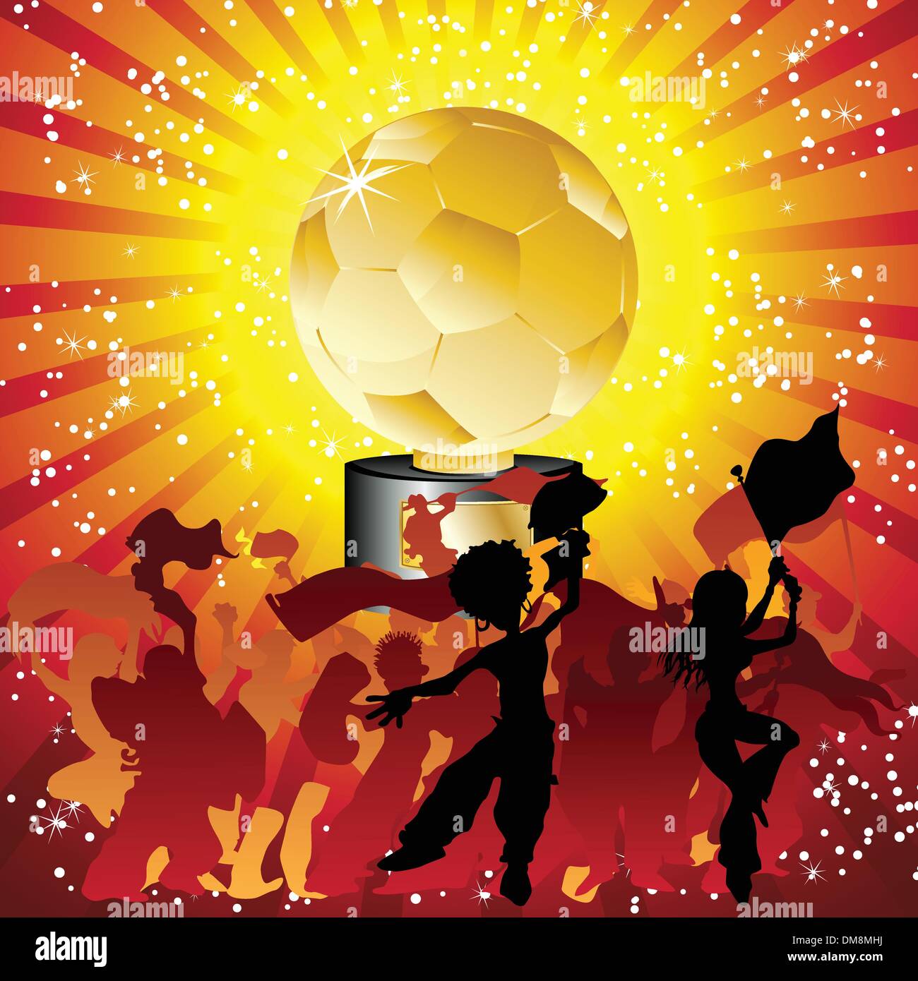 Fussball Massen Stock Vektorgrafiken Kaufen Alamy