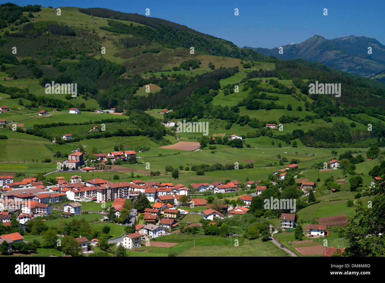 Baskisches Land in der Nähe von Bilbao, Vizcaya, Spanien. Stockfoto