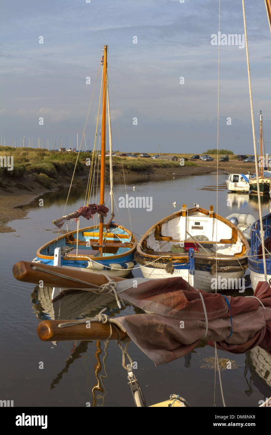 Festgemachten Boote Stockfoto