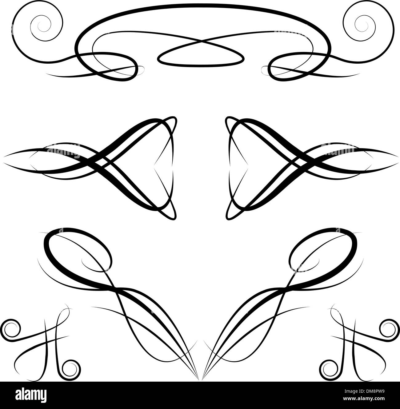 Elegante formelle Einladung Design-Elemente Stock Vektor