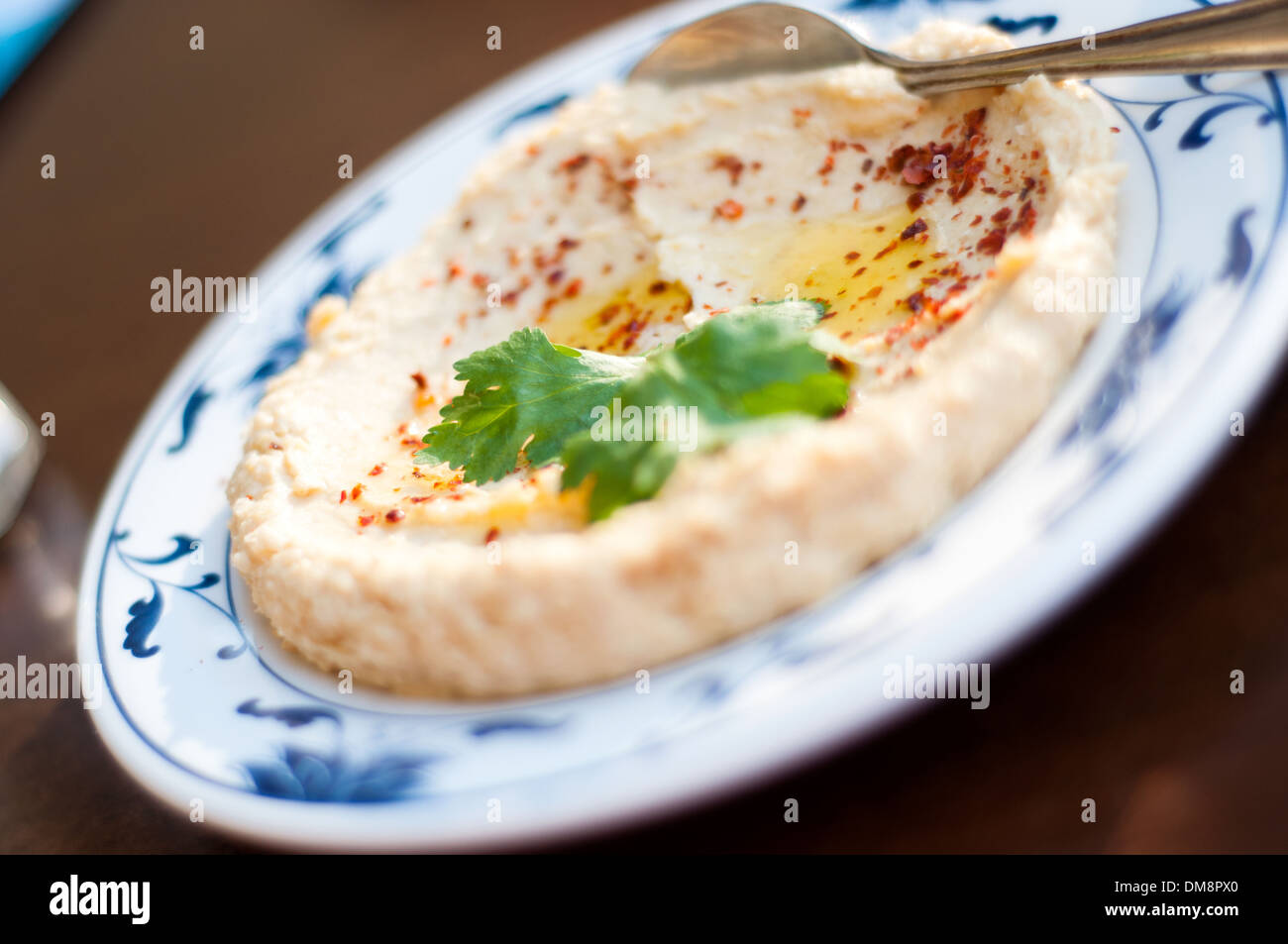 Hummus Stockfoto