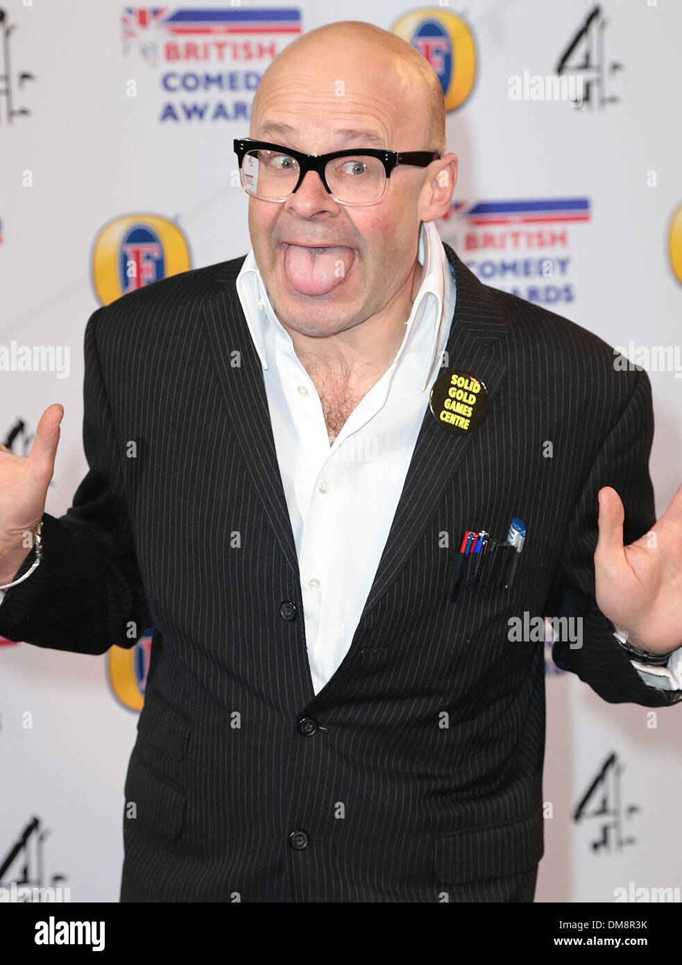 London, UK, 12. Dezember 2013 Harry Hill kommt bei den British Comedy Awards am Fountain Studios, Wembley, London Foto: MRP/Alamy Live News Stockfoto