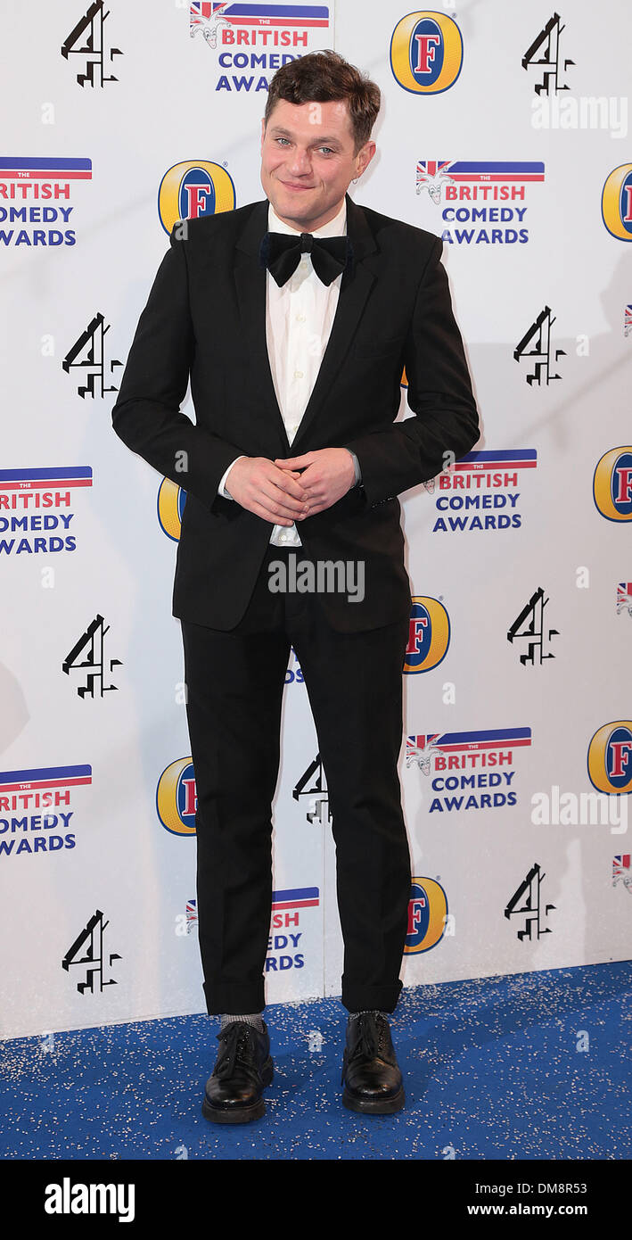London, UK, 12. Dezember 2013 Mathew Horne kommt bei den British Comedy Awards am Fountain Studios, Wembley, London Foto: MRP/Alamy Live News Stockfoto