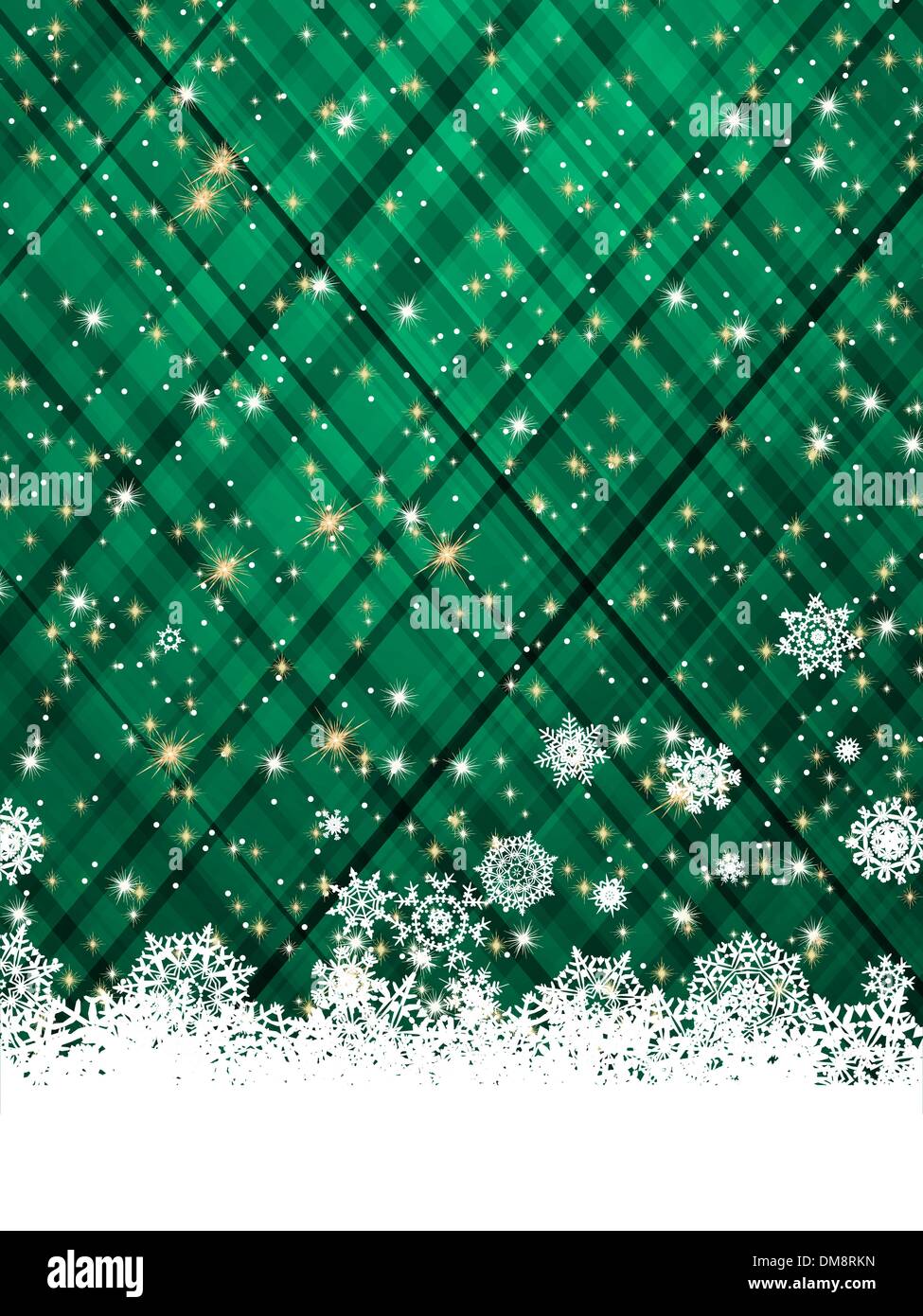 Grüne Weihnachten Hintergrund. EPS 8 Stock Vektor