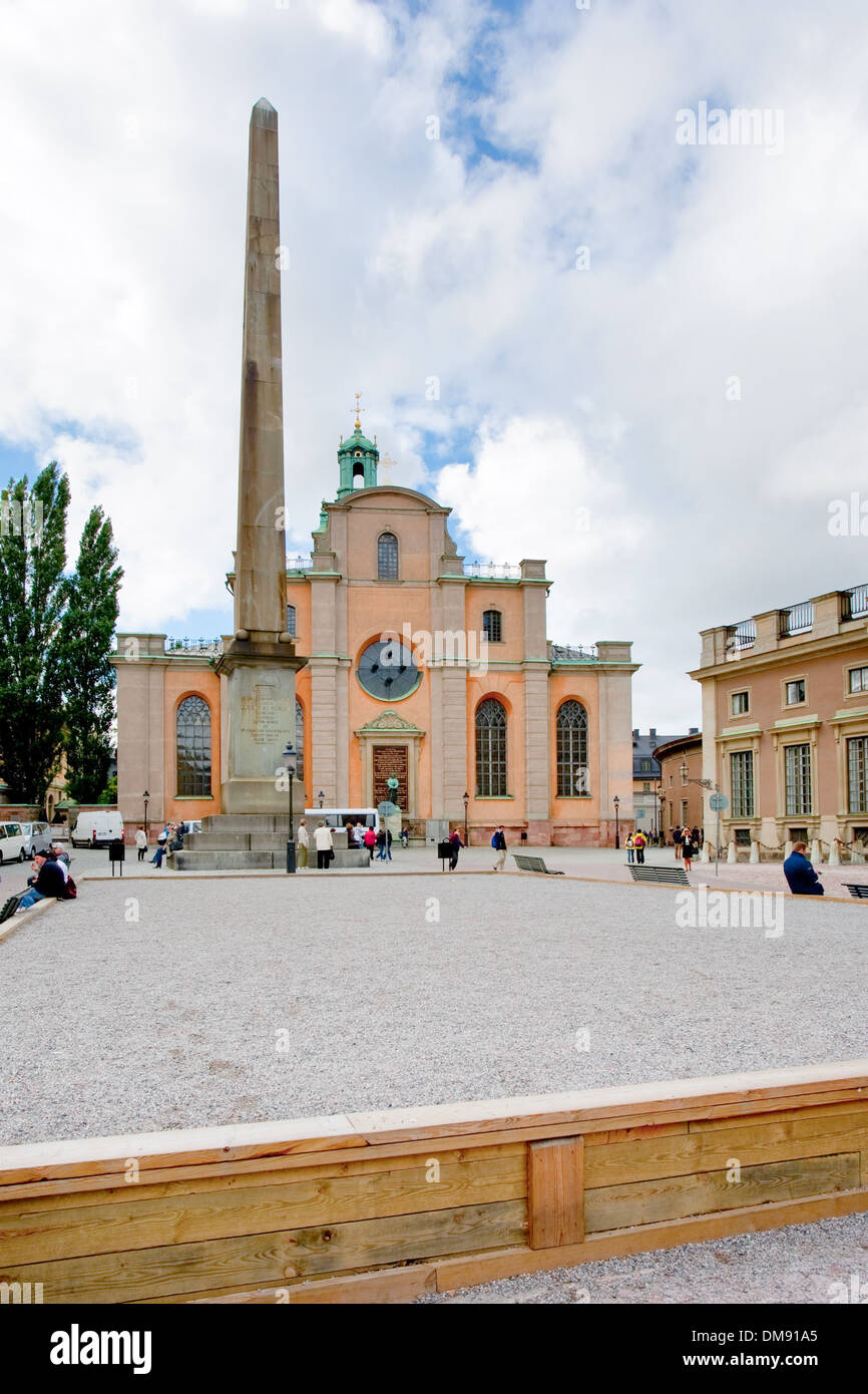 Die Cathedral (Storkyrkan) - die älteste Kirche in Stockholm, Schweden Stockfoto