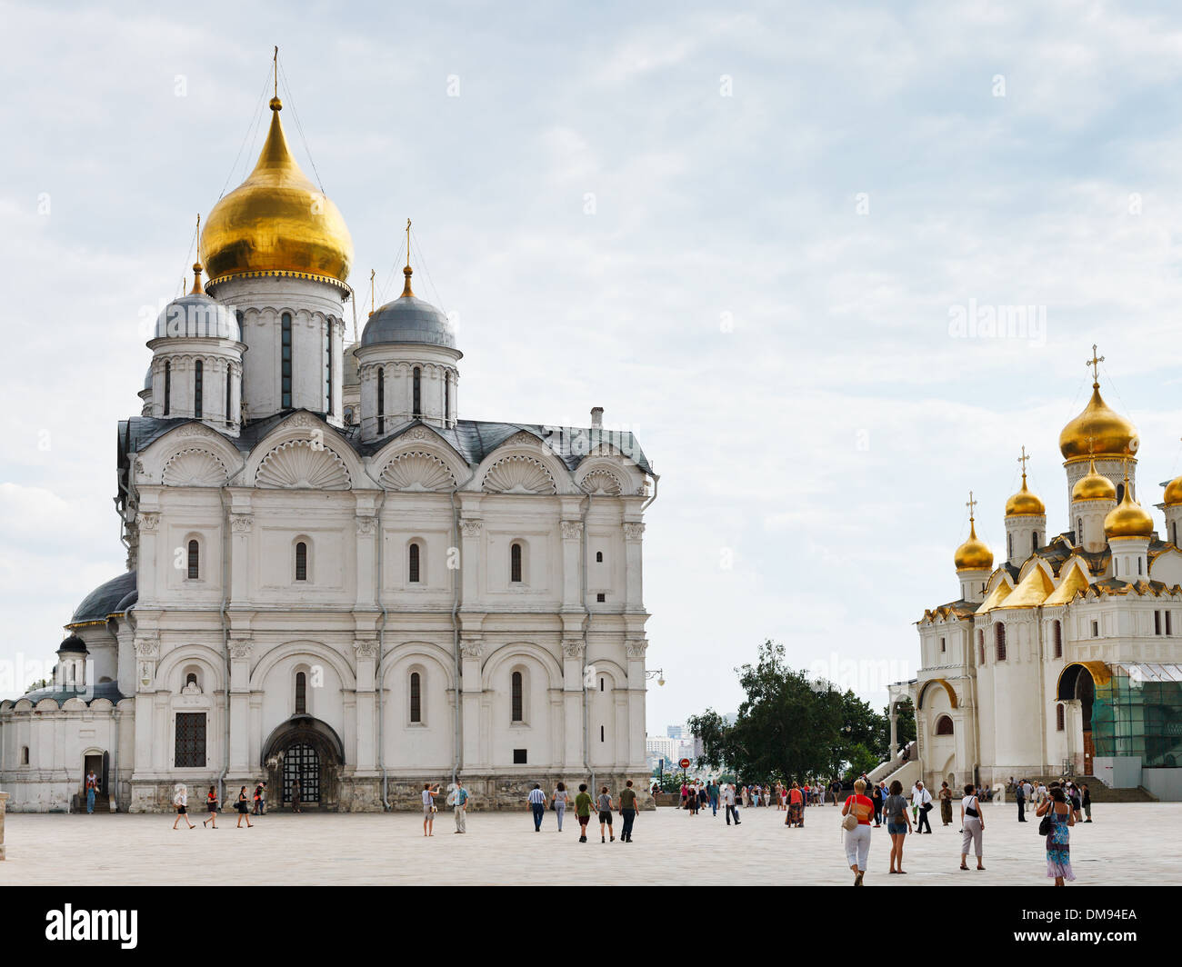 Kathedralen und Plätze des Moskauer Kreml, Russland Stockfoto