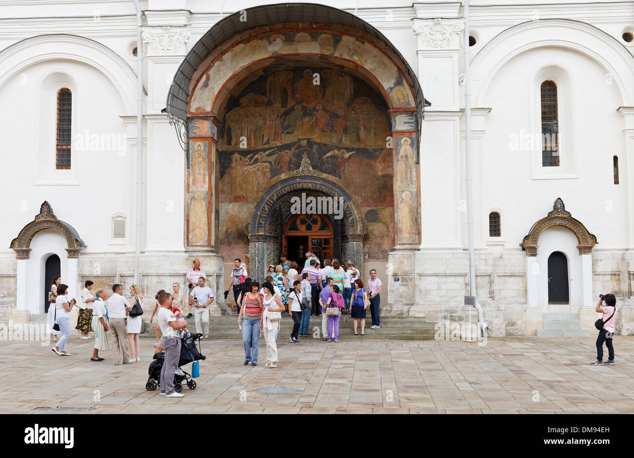 Kathedralen und Plätze des Moskauer Kreml, Russland Stockfoto