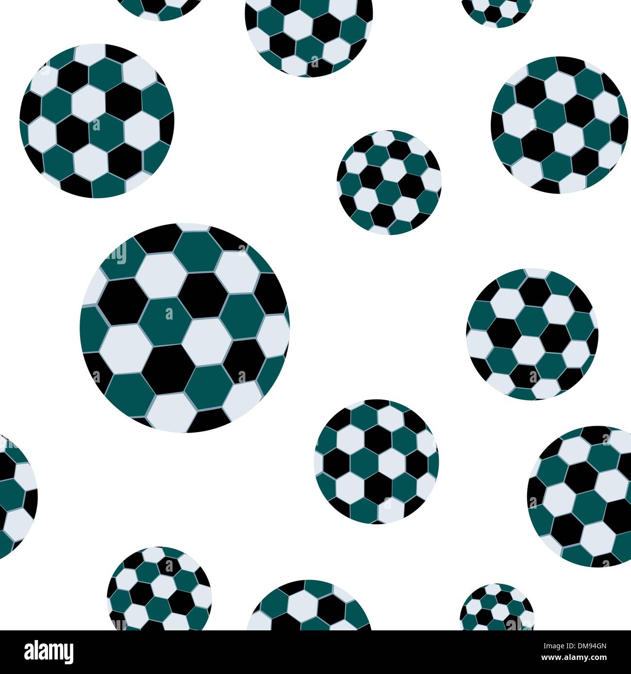 Fußball nahtlose Muster Stock Vektor