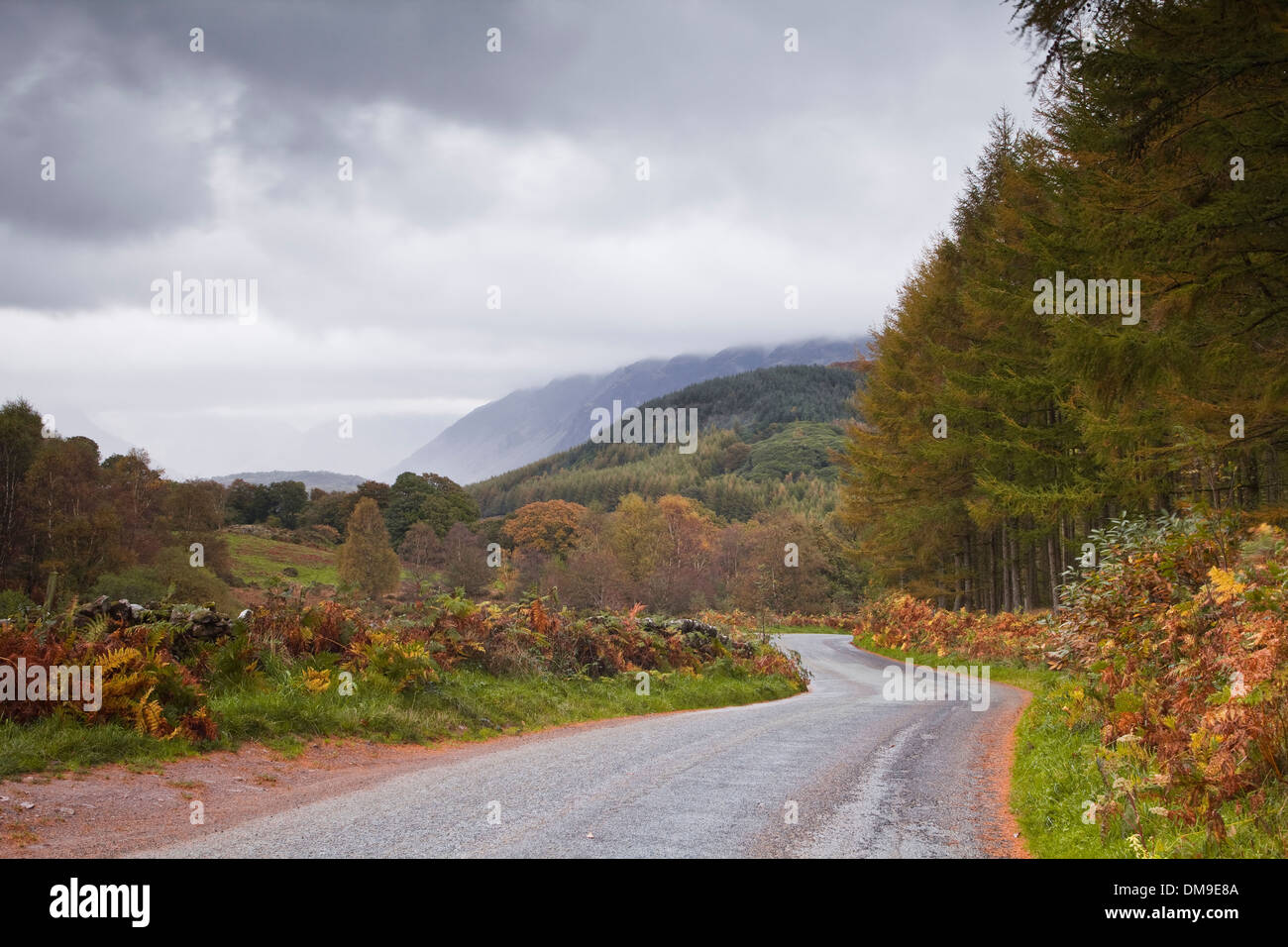 Der tiefste Bereich des Lake District National Park. Stockfoto