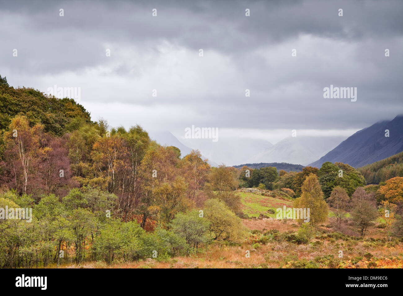 Der tiefste Bereich des Lake District National Park. Stockfoto