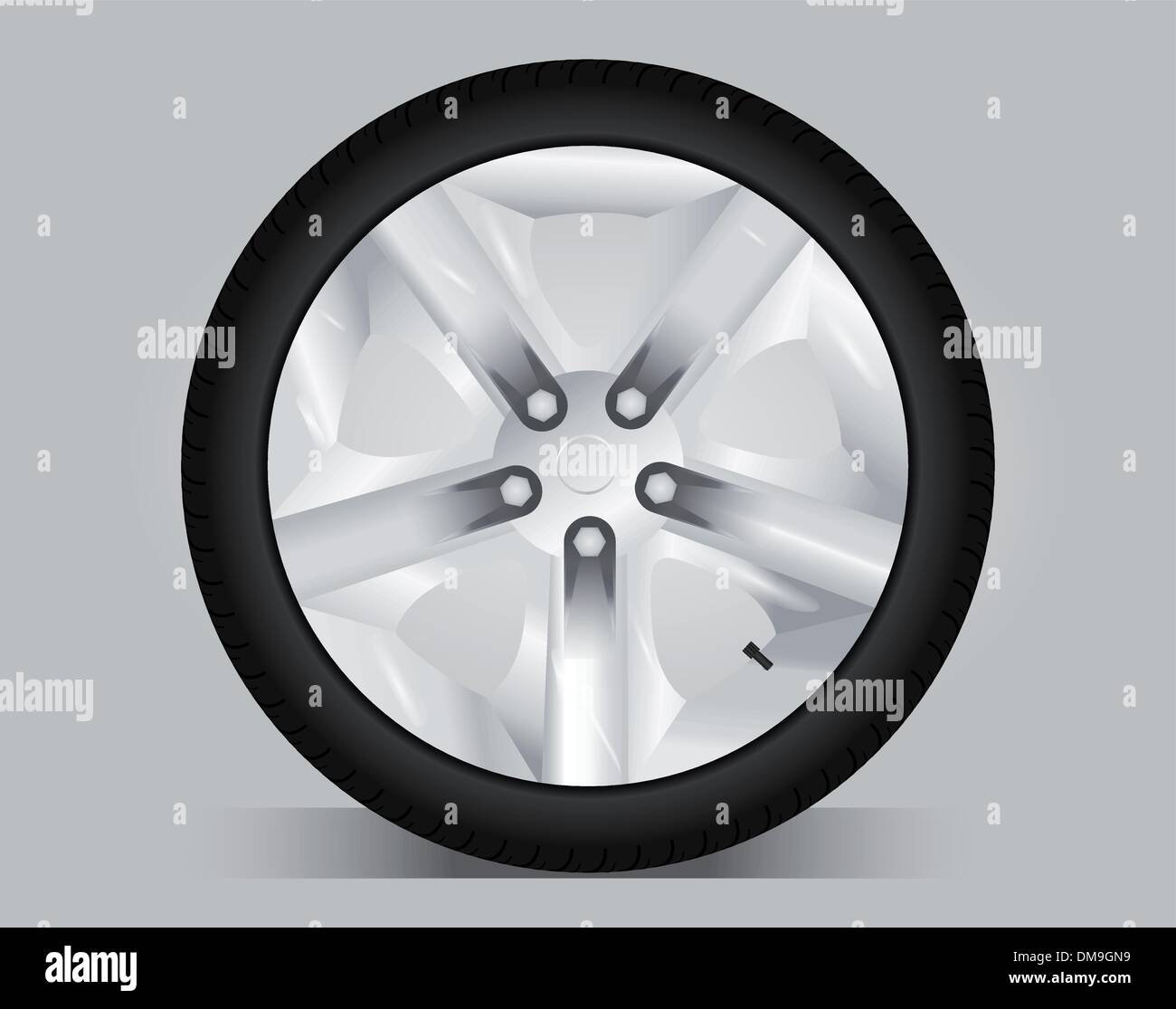 Aluminium-Rad - Vektor-illustration Stock Vektor