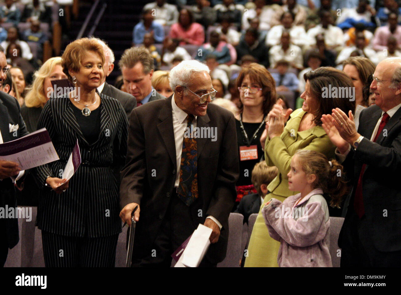 3. November 2005 - Memphis, TN, USA - 3 Nov 05 (kpoprah7) von Karen Pulfer Focht: Benjamin Hooks war zu Gast bei der öffentlichen Forum-Programm, das die Freedom Award-Gewinner am Donnerstag geehrt. Benjamin L. Hooks starb Anfang 15. April 2010. Er war 85. Das Leben des Dr. Hooks, die im zweiten Weltkrieg Kriegsgefangene als Armee Soldat bewacht, war mit Premieren geprägt. Ernannt, um die Tennessee-Cr Stockfoto