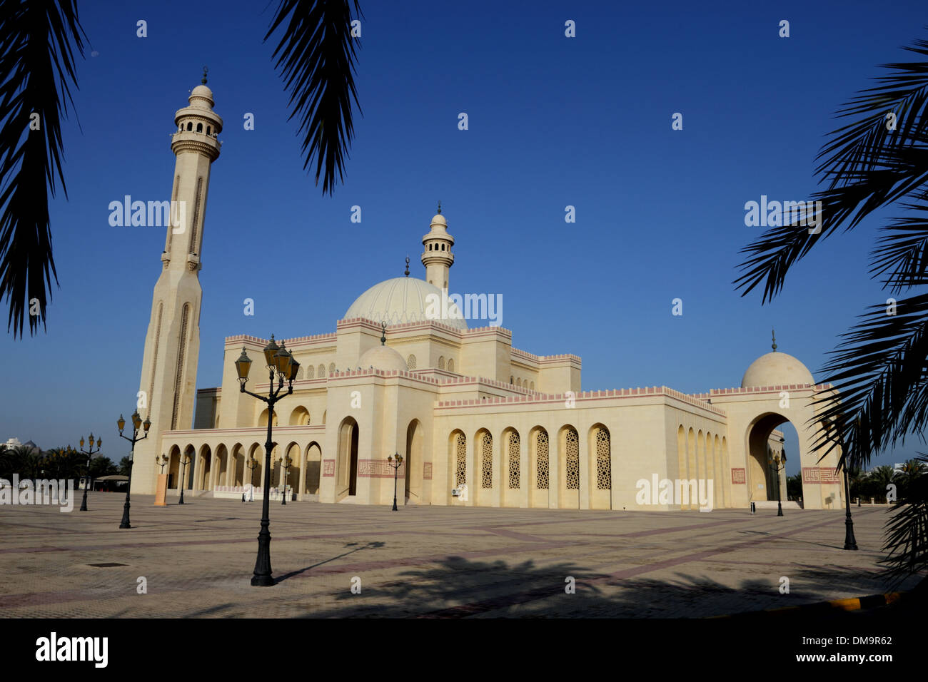 Außenansicht des Al-Fatih (große) Moschee, Juffair, Königreich von Bahrain Stockfoto