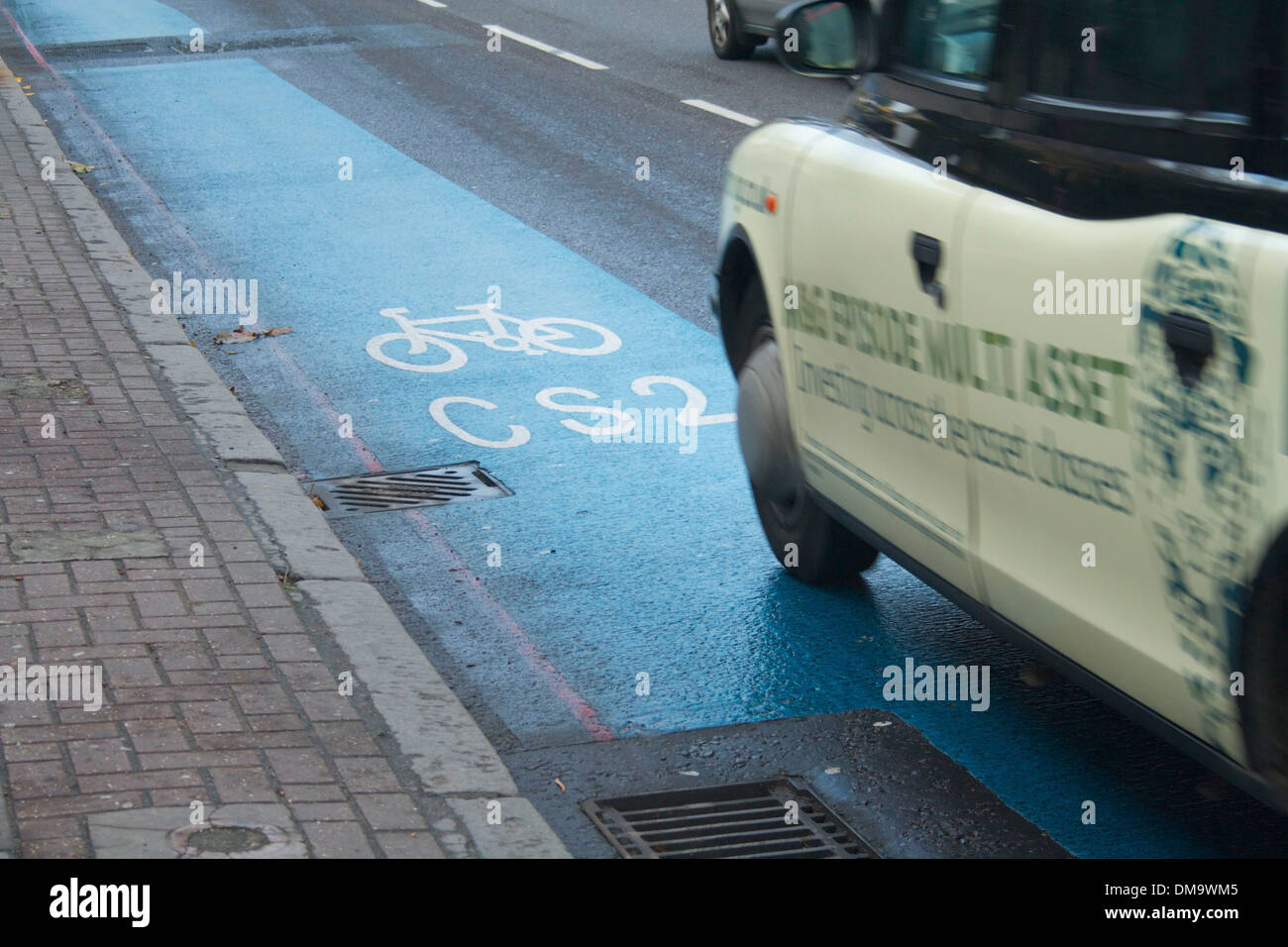 Die CS2-Zyklus-Autobahn in East London, UK Stockfoto