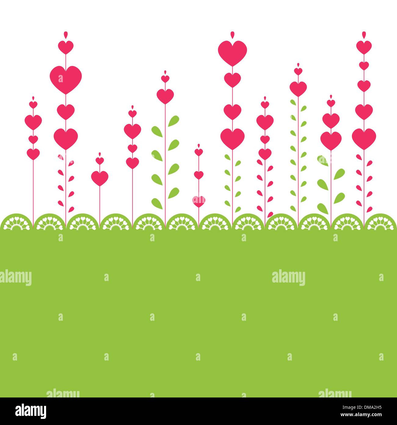 Valentinstag Hintergrund. Vektor-illustration Stock Vektor