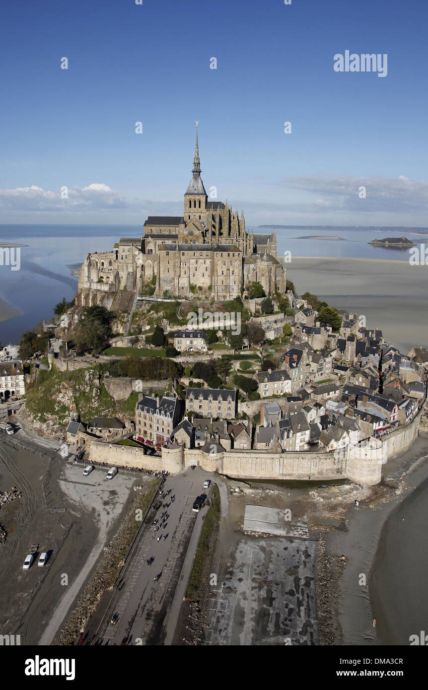 Mont-Saint-Michel (Mont Saint Michel) Stockfoto