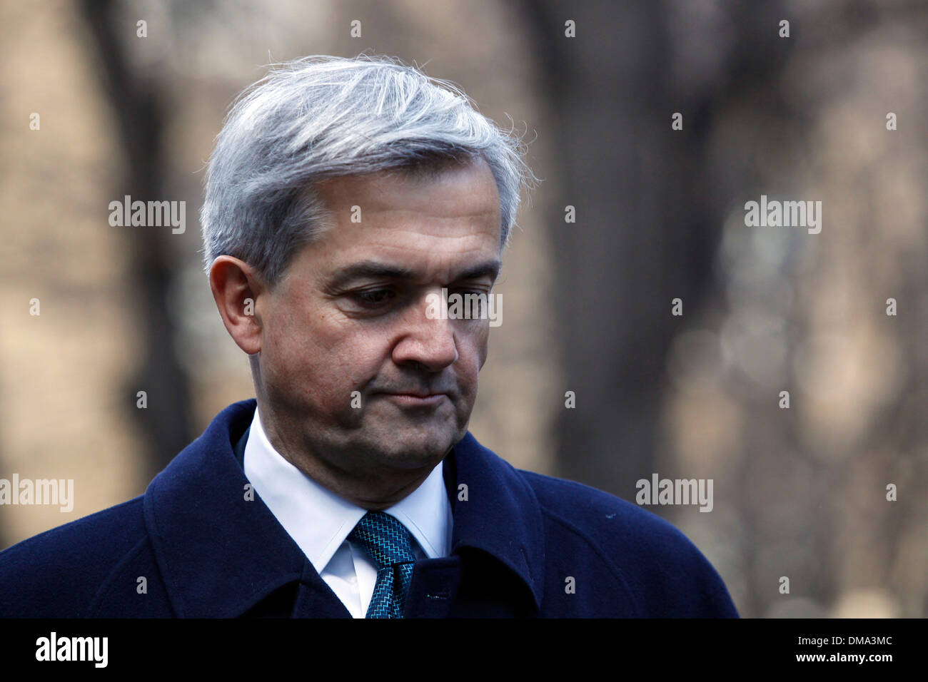 Großbritanniens ehemalige Energieminister Chris Huhne und seine Ex-Frau Vicky Pryce Southwark Crown Court Stockfoto