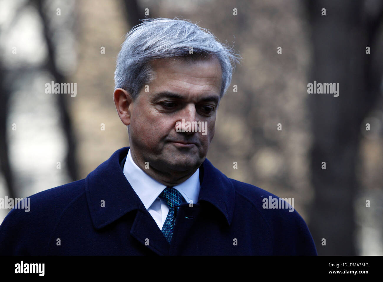 Großbritanniens ehemalige Energieminister Chris Huhne und seine Ex-Frau Vicky Pryce Southwark Crown Court Stockfoto