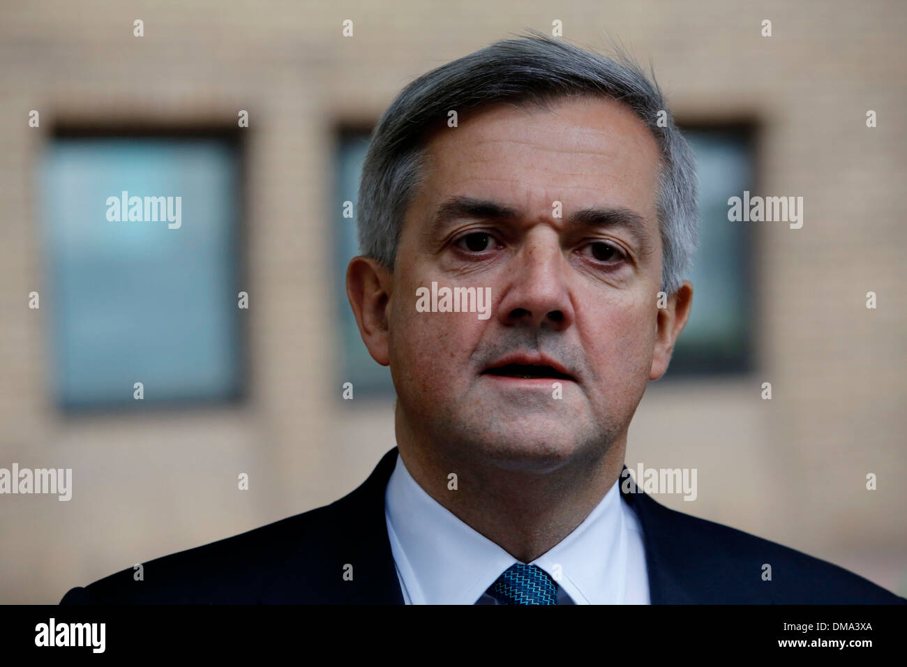 Großbritanniens ehemalige Energieminister Chris Huhne und seine Ex-Frau Vicky Pryce Southwark Crown Court Stockfoto