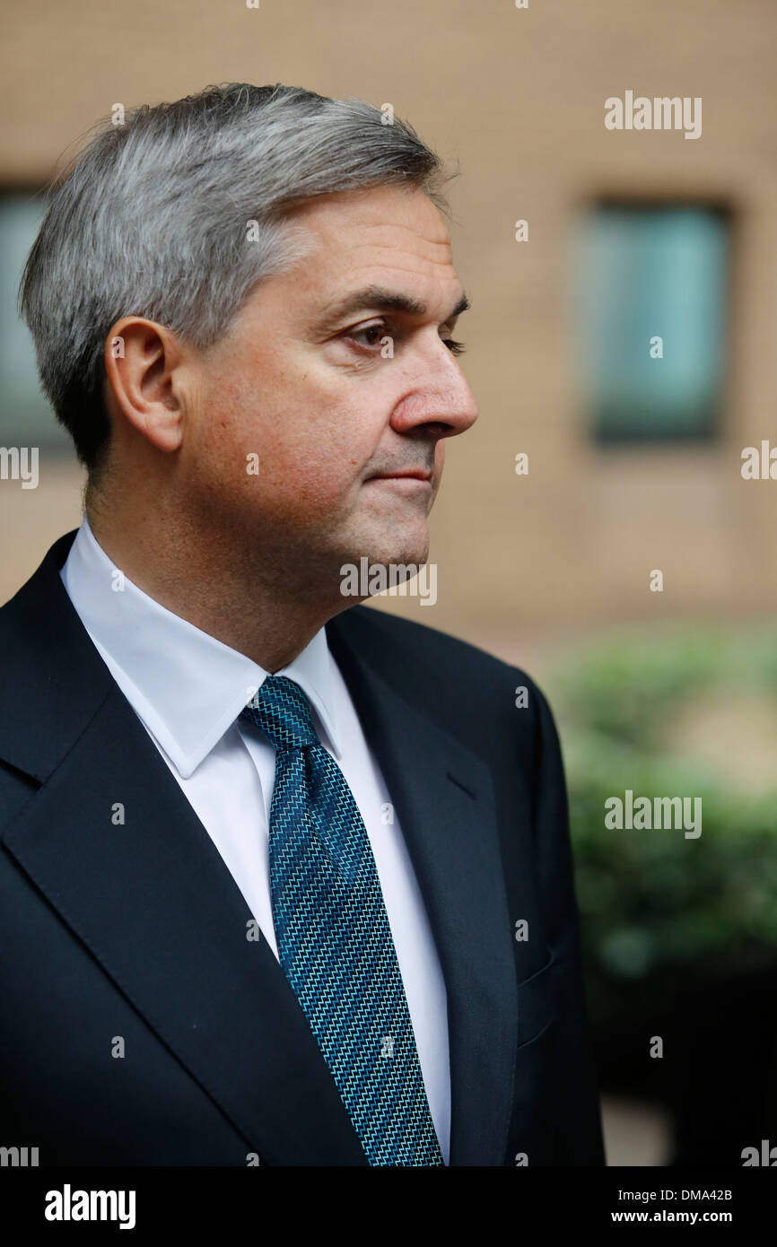 Großbritanniens ehemalige Energieminister Chris Huhne und seine Ex-Frau Vicky Pryce Southwark Crown Court Stockfoto