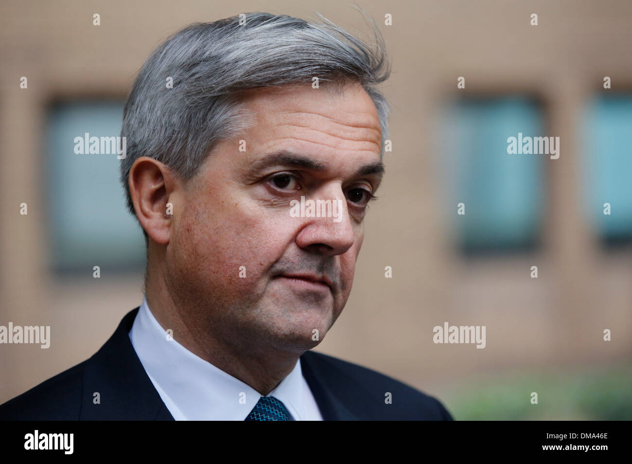 Großbritanniens ehemalige Energieminister Chris Huhne und seine Ex-Frau Vicky Pryce Southwark Crown Court Stockfoto